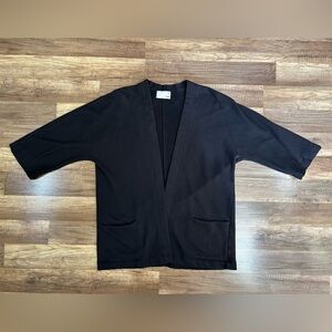 Wilfred Knit Cardigan - BLACK - Large